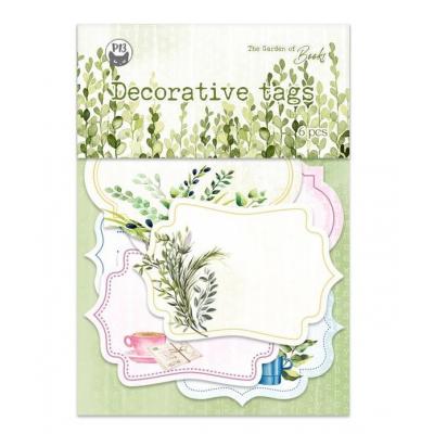 Piatek13 The Garden Of Books Sticker - Tag Labels